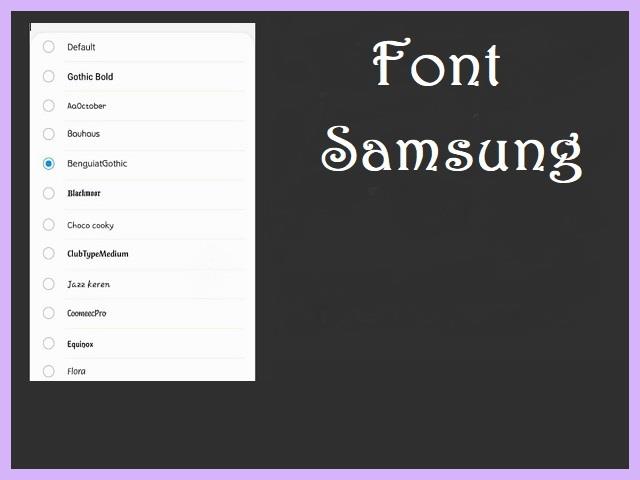 Cara Download Font Samsung Berbayar Jadi Gratis