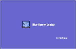 Blue Screen Laptop