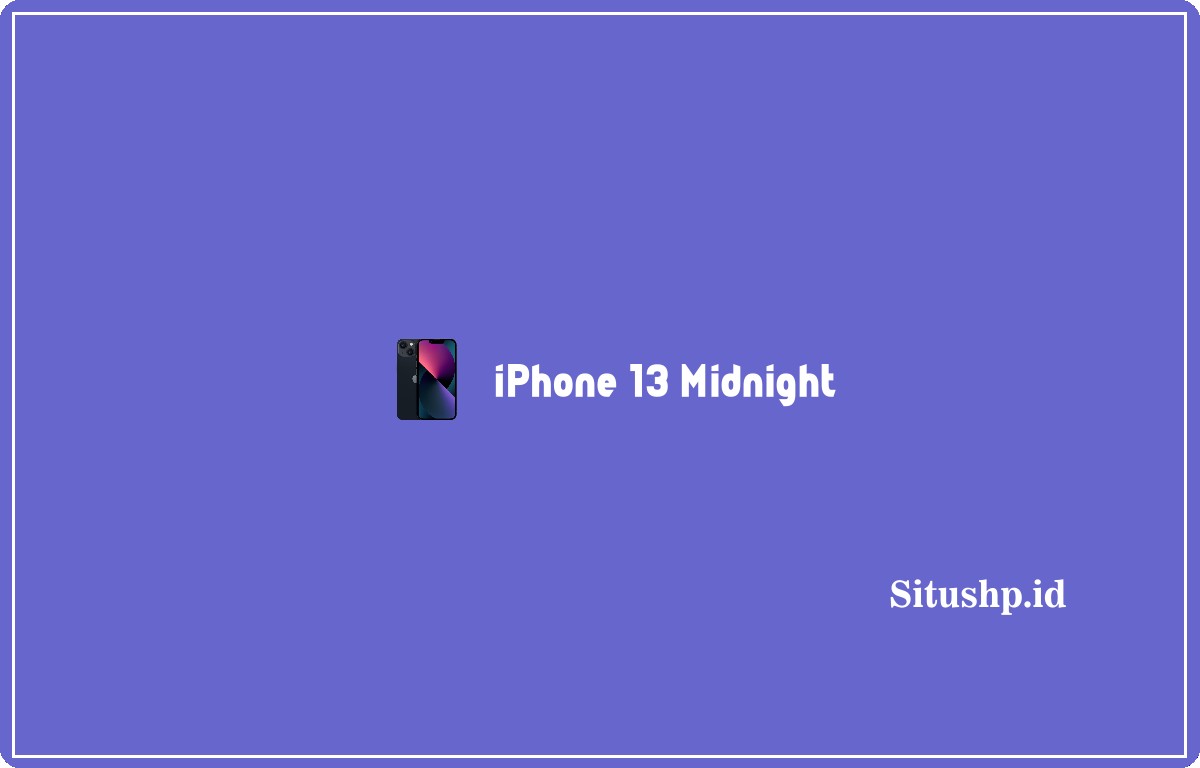 iPhone 13 Midnight